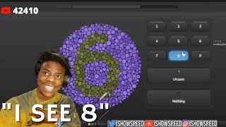 IShowSpeed finds out hes COLOR BLIND!