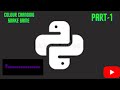 How to create colour changing snake game using turtle library in python(Part-1)