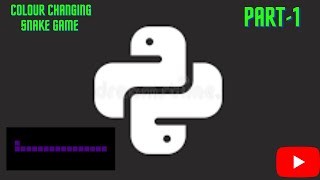 How to create colour changing snake game using turtle library in python(Part-1)