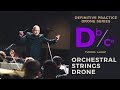 Orchestral Strings Drone in Db / C# - Definitive Practice Drone Series