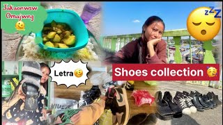 My Dirty shoes collection🙈Cleaning Day☺️Sunday vlog ​⁠😍@kalpanabrahma34 #youtube #dailyvlog #shoes