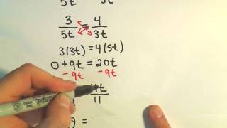 Solving a Basic Rational Equation - Ex 5