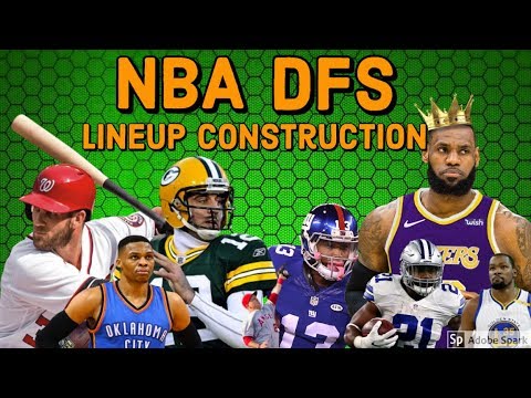 DRAFTKINGS NBA STRATEGY | LINEUP CONSTRUCTION DFS STRATEGY - YouTube