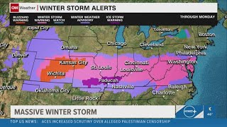 Massive winter storm impacting millions of Americans