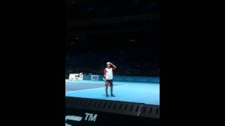 Novak Djokovic vs Kei Nishikori at O2 arena