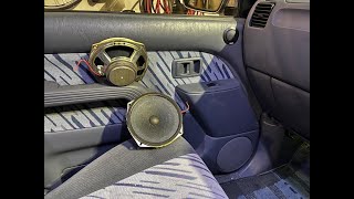 Toyota Land Cruiser Prado 95 Series Speaker install