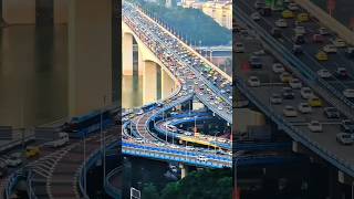 China's Most Dangerous Bridge 😲😳#facts #shortsfeed #shorts #youtubeshorts #viralshorts #construction