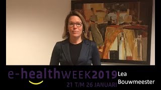 Studio EHW: Lea Bouwmeester over de e-healthweek 2019