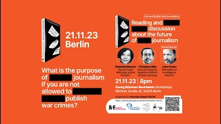 What is the Purpose of Journalism if War Crimes Are Not Allowed to be Published?