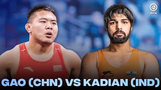 S. KADIAN (IND) v. H. GAO (CHN) | FS 97 kg | BRONZE