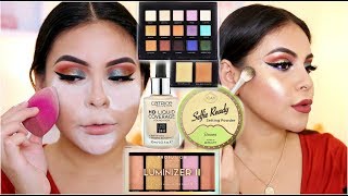 NEW DRUGSTORE MAKEUP 2018: FULL FACE FIRST IMPRESSIONS | JuicyJas