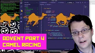 Pygame Advent - Camel Racing using Sprites and Animations - Python Programming Advent Calendar