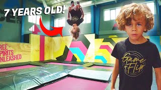 THIS 7 YEAR OLD CAN DO INSANE FLIPS!