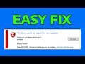 How To Fix Windows Update Error Code 80072f8f