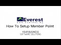 How To Setup Member Point