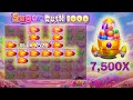 MY BIGGEST WIN EVER ON SUGAR RUSH 1000!!! 7,500X!!!!