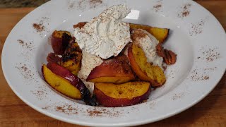 Southern Smoked Peach Dessert