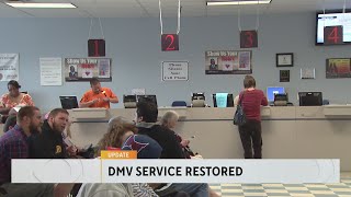 Colorado DMV services restored