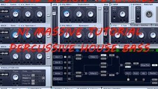 NI Massive Tutorial - Percussive House Bass