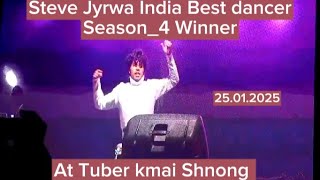 Steve Jyrwa India Best Dancer Season-4 Winner At Tuber Kmai Shnong 25.01.2025