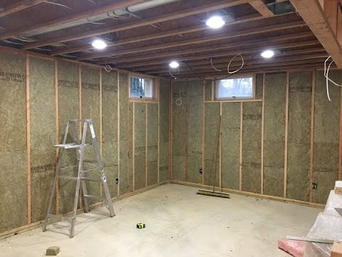 Finishing My Basement - Roxul Insulation and Ready for Drywall Finishing My Basement - Roxul Insulation and Ready for Drywall