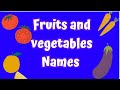 Fruts and Vegetables name/healthy food/ee English/first' standard English