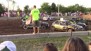 2019 Jessamine County Demo Derby Mini Car Heat 1