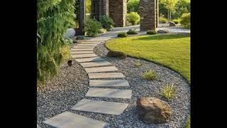 pebal \u0026 gravel landscape design ideas