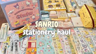 ✏️💌 huge sanrio stationery haul 📚✨