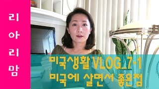 [리아리맘] VLOG_7-1 미국에 살면서 좋은점