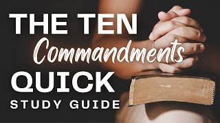 👉10 Commandments Quick Study Guide (pls. adjust quality at least 360p) #10commandmentsstudyguide