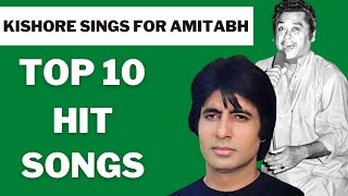 Kishore Kumar Sung for Amitabh Bachchan - Top 10 Songs