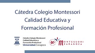 Firma de la Cátedra entre el Colegio Montessori y la Universidad de Zaragoza