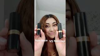 Comparing revlons Rum Raisin VS Rasin Rage #revlonmakeup #lipstick #lipswatches