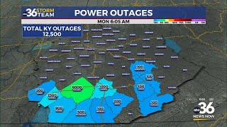 Thousands still without power across the Commonwealth