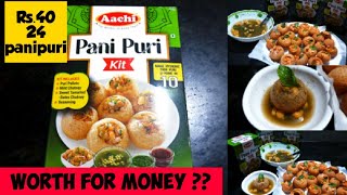 Is it worth to buy aachi pani puri kit ??| ஆச்சி பானி பூரி கிட் எப்படி இருக்கு |Menaka's Open review