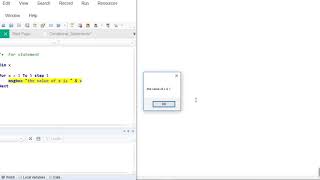 VbScript ConditionalStatements