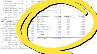 How to read a transcript