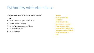 15 Python Exception Handling Using try