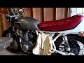 kz750 twin idles.