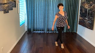 All Bass No Treble line dance demonstration and tutorial by Stephie