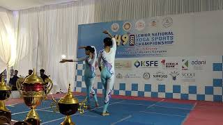 #rhythmic yogaasan performance #by Goa gun team 49th senior #national #championships at #kerala