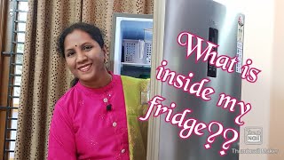 எனது குளிர்சாதன பெட்டி அமைப்பு மற்றும் சில எளிய குறிப்புகள்,Fridge organization' with simple tips..