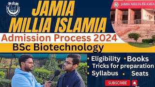 Jamia BSc Biotechnology Entrance exam preparation 2024 ||Syllabus |Books |Eligibility |Nai Udaan