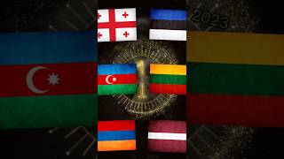 CAUCASUS 🇬🇪 🇦🇿 🇦🇲 VS BALTIC 🇪🇪 🇱🇹 🇱🇻 COUNTRIES #world #viral #edit #countries #baltics #caucasus #vs