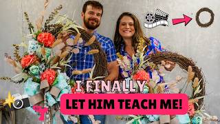 From Behind the Camera to Behind the Glue Pan: David Teaches Jen How To Make a Wreath (2026)