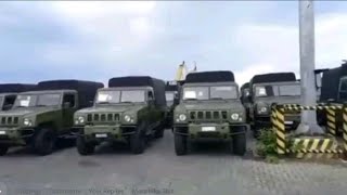 Philippine Army received Chinese made trucks earlier this year