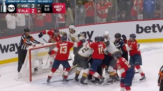 Panthers vs. Golden Knights Game 4 Ends in Chaos | 2023 NHL Stanley Cup Final