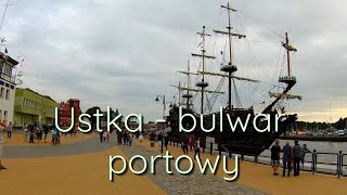 Ustka - bulwar portowy