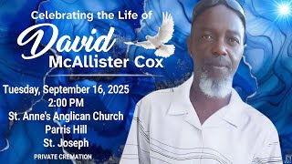 A Memorial Service for the Life of David Cox